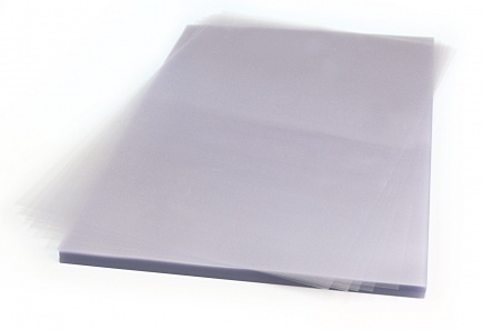ПВХ Оверлей с клеевым слоем 210х297 (А4) 80мкм (50 листов/упак.)