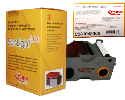 Картридж CIM белый для SunLight LUX (1000 отп.) с чистящим роликом