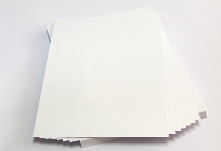 ПВХ Пластик белый для струйной печати 210х297 А4 300 мкн (25 листов/уп)