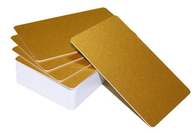 Пластиковые карты золотые S4320 
